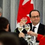 Hollande calls on Canada to fight climate change