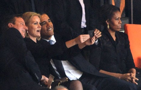 PM's husband: Cameron unwelcome selfie guest