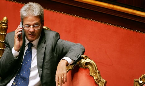 Paolo Gentiloni sworn in as Italy foreign minister