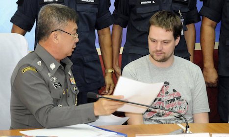 Pirate Bay co-founder in Bangkok questioning