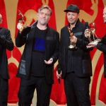 Rapping group Die Fantastischen Vier were honoured at the 66th BAMBI awards as Germany's best musical act. Photo: DPA
