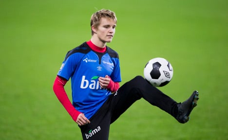 Odegaard to star in soccer computer game