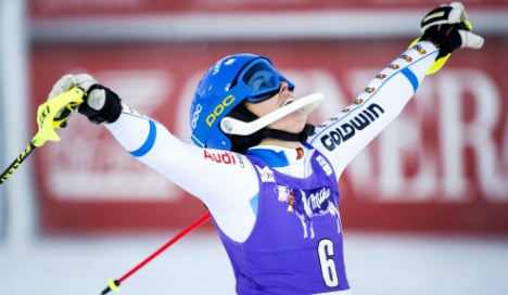 Swede claims home win in World Cup slalom