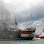Three Italians among fire-hit ferry dead
