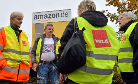 Amazon workers strike for better pay