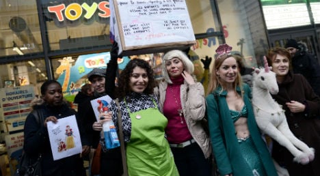 French feminists protest 'gendered' toy sales