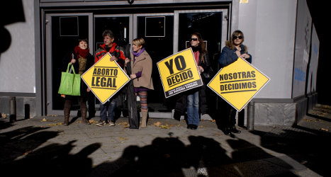 Abortion numbers continue to fall in Spain