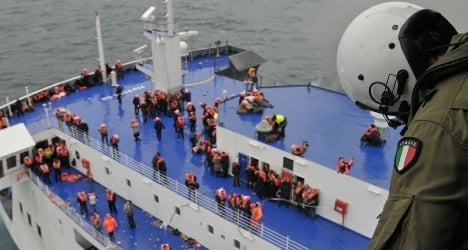 Italy salutes ferry's Captain Courageous