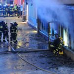 Five hurt in mosque arson attack