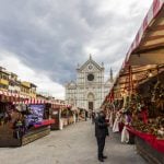 <b>Florence</b>
In the shadow of a scowling Dante statue, wooden huts fill a Florence piazza in the run-up to Christmas. Gift shopping aside, this is a good spot to relax over a mug of mulled wine after a day of sightseeing.
<a href=”http://bit.ly/1vLG8jD”>Piazza Santa Croce, until December 22nd</a>Photo: <a href=”http://shutr.bz/1y4cKDA”>Shutterstock</a>