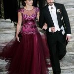 Handsome couple Sofia Hellqvist and Prince Carl Philip arrive at the Nobel Banquet at Stockholm's City Hall on Wednesday.Photo: Fredrik Sandberg/TT