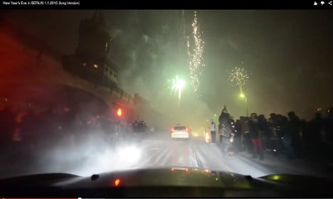 'Warzone' Berlin New Year video goes viral