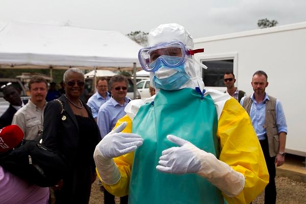Danish PM visits Ebola centre in Sierra Leone