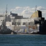 Fire tragedy ferry arrives in Brindisi