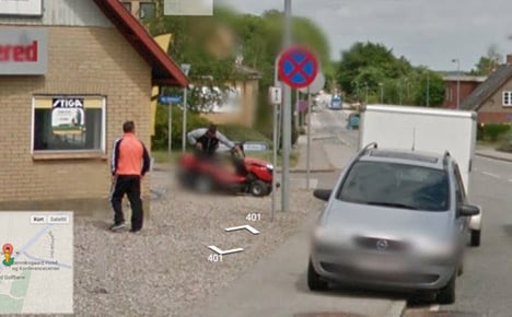 Google photo catches Danish thieves in action