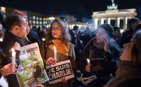 1,000 at Berlin rally for Charlie Hebdo victims