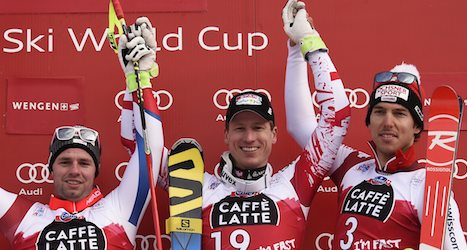 Austria's Reichelt beats Swiss with downhill win