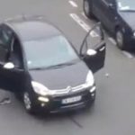 Three armed gunmen with Kalashnikovs turn up at the Charlie Hebdo offices on Rue Nicolas Appert at 11:30am. They threaten Charlie Hebdo cartoonist Corinne Rey, who is returning after picking up her daughter, and she lets them into the office. Shouting "Allahu akbar!" (God is great) the pair fire inside the office, killing 11, including a police officer. Another police officer is then shot dead outside the building, bringing the number of victims to 12.