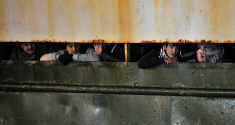 Ship of Syrians stopped en route to Italy