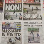 ‘They won’t kill freedom’ – Media reacts to attack