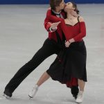 Elena Ilinykh and Ruslan Zhiganshin, Russia,  during the Ice Dance/Short Dance competition on January 28th.Photo: TT