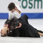 Gabriella Papadakis and Guillaume Cizeron, France,  during the Ice Dance/Short Dance competition on January 28th.Photo: TT