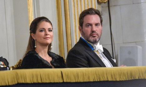 Princess Madeleine and her husband Christopher O'Neil in Stockholm in December 2014, just before they announced a return to Europe.Photo: Photo: TT