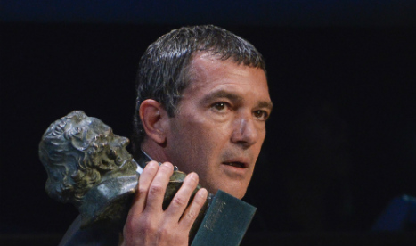 Antonio Banderas lands Spanish Goya gong