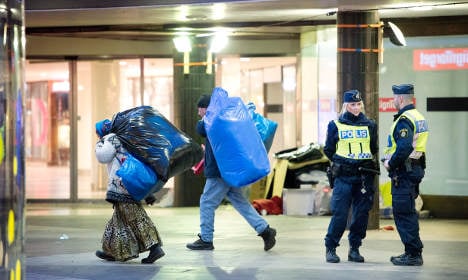 Twenty beggars evicted from Stockholm streets
