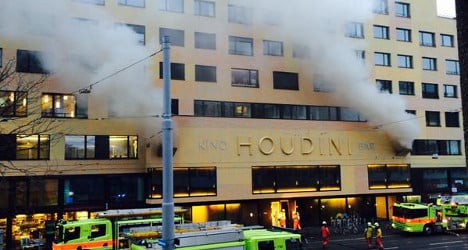 Lucky escape after fire at Zurich's 'Houdini' cinema