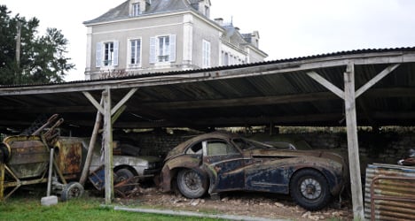 Lost rare car collection set for auction in France