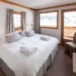 The family friendly chalet includes eight en suite bedrooms. And these views are pretty much unbeatable.Photo: Leggett