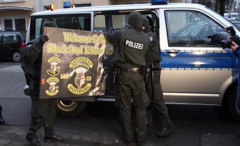 Police raid biker club houses across Germany