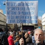 "My name is Mariano - but definitely not Mariano Rajoy! The Socialist party today are so different from the Socialist party of the 1970s and 1980s. Back then it was the party of the workers but these days it's just the party of the ninis (people who neither work, nor study)" - Mariano, from Madrid. Photo: Sara Houlison