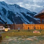Accessible from the living room, the outside hot tub is the perfect remedy to treat you after a day out skiing. And of course, it offers an amazing view on the Alps. Photo: Leggett