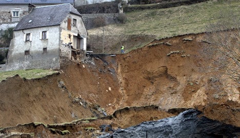 Pyrenees hamlet cut off after massive mudslide