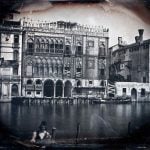 The Grand Canal and the Casa d'Oro under restoration, by an unnamed French photographer. 1845.Photo: K. &amp; J. Jacobson