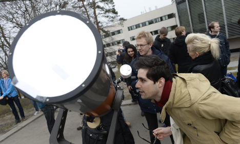 Sweden joins Europe's glimpse of solar eclipse
