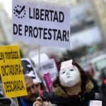 Protests as Spain’s gag law comes into force