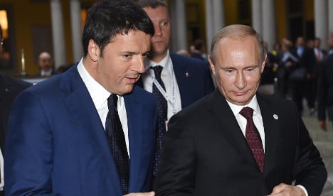 Renzi seeks Putin's help over Libya