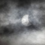 Denmark’s solar eclipse lost in the clouds