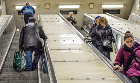 Shut-down escalators get back in action in capital