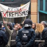 Pegida, hooligans and Salafists march at once