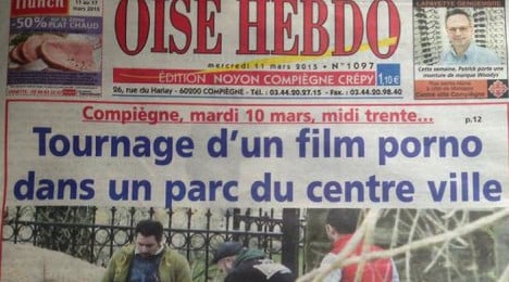 French newspaper stuns readers with porn pics