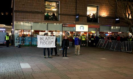 Just four protestors at Sweden anti-Islam rally