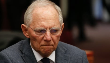 Schäuble loses cool in Greek war of words