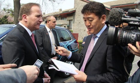 Swedish PM faces rights pressure in China