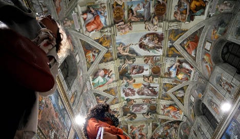 Homeless get private tour of Sistine Chapel
