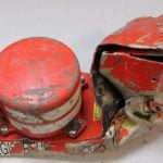Air investigators released an image on Wednesday of the damaged black box cockpit voice recorder that was recovered from the crash site.Photo: BEA
