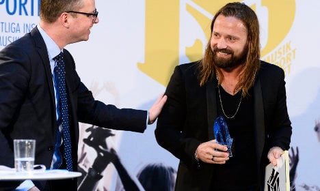 Sweden's Max Martin wins music export gong